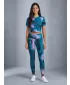 Jambiere lungi premium de damă ALTISPORT VOJ/ALW001LEG01 BENZINĂ/ROZ DESCHIS