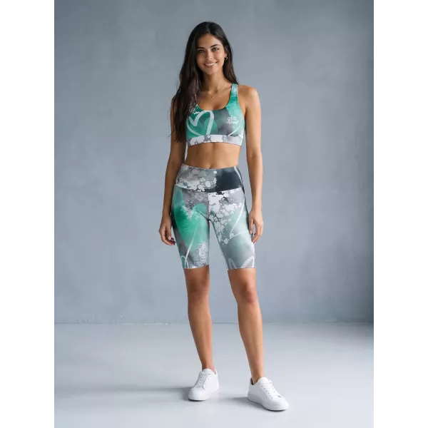  Sutien sport premium pentru femei ALTISPORT VOJ/ALW017POD01 TURCOAZ 
