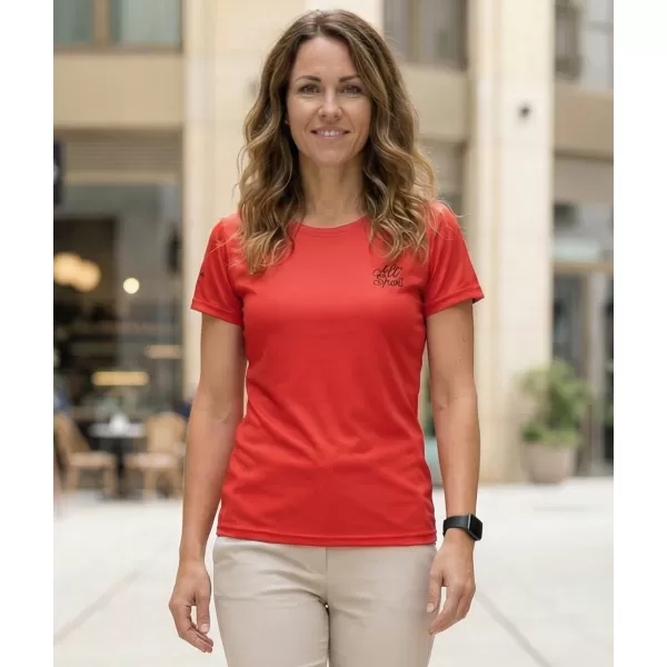  Tricou funcțional premium pentru femei ALTISPORT VOJ/ALW000TR01 ROȘU 