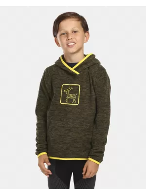 Hanorac fleece pentru băieți KILPI FLOND-JB UJ0207KI VERDE