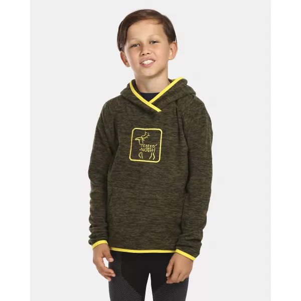  Hanorac fleece pentru băieți KILPI FLOND-JB UJ0207KI VERDE 