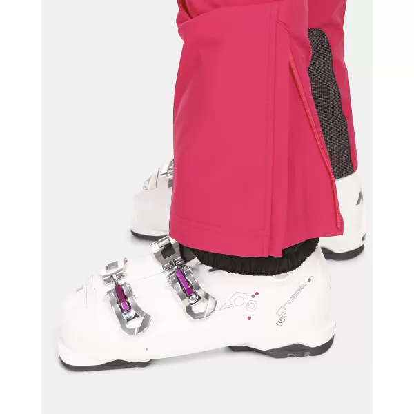  Pantaloni de schi softshell pentru femei KILPI RHEA-W UL0407KI ROZ 
