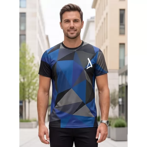  Tricou funcțional premium plus pentru bărbați ALTISPORT VOJ/ALM007TR02 ALBASTRU INCHIS 