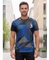 Tricou funcțional premium plus pentru bărbați ALTISPORT VOJ/ALM007TR02 ALBASTRU INCHIS