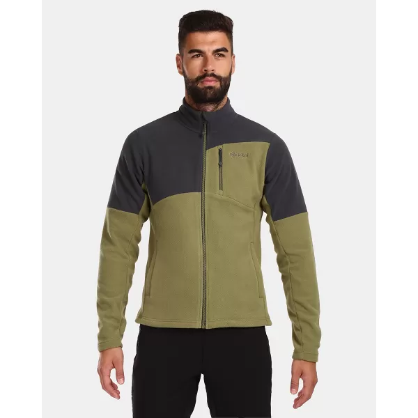  Hanorac pentru bărbați din fleece KILPI GLANDER-M UM0210KI VERDE 