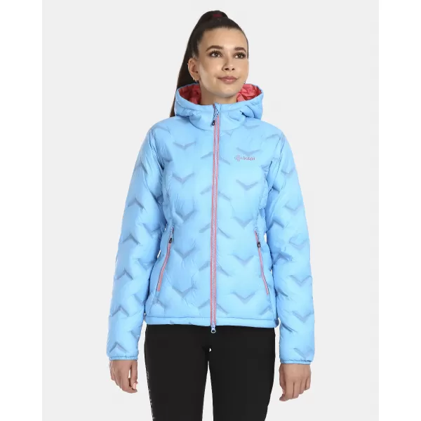  Jachetă de puf pentru femei KILPI ALBERTA-W UL0134KI ALBASTRU 