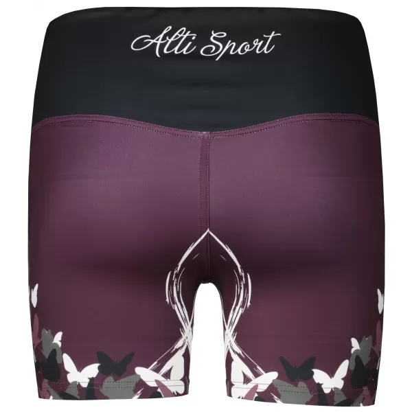  Jambiere scurte premium de damă ALTISPORT VOJ/ALW022LEG03 VIOLET 
