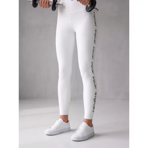  Jambiere lungi premium de damă ALTISPORT VOJ/ALW021LEG01 ALB 