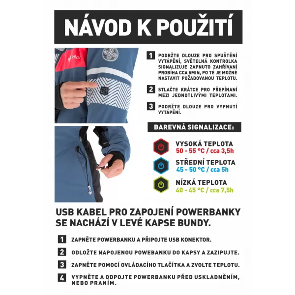  Jachetă de schi pentru femei KILPI EMILIN-W UL0110KI NEGRU 