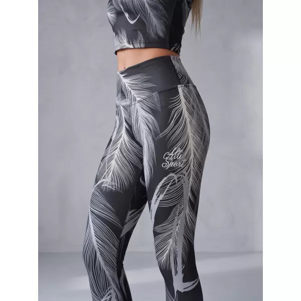  Jambiere lungi premium de damă ALTISPORT VOJ/ALW001LEG01 GRI INCHIS 