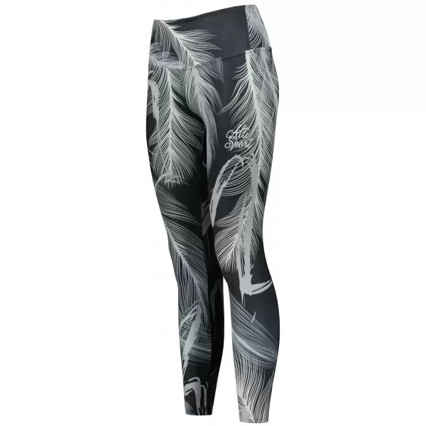  Jambiere lungi premium de damă ALTISPORT VOJ/ALW001LEG01 GRI INCHIS 