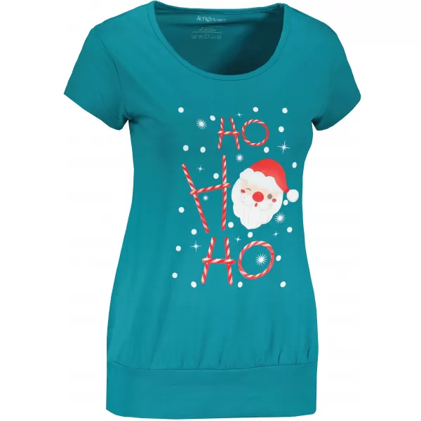  Tricou pentru femei ALTISPORT VANOCE03W120 TURCOAZ ÎNCHIS 