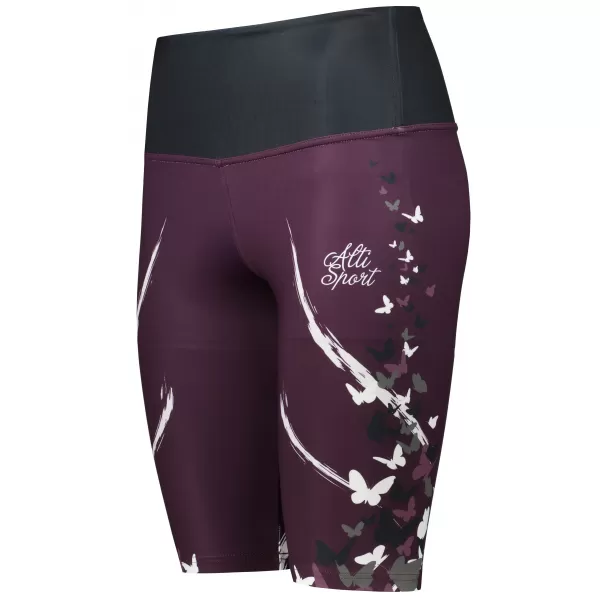  Dámské legíny nad kolena premium ALTISPORT VOJ/ALW022LEG02 FIALOVÁ 