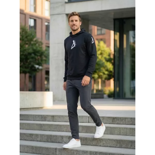  Hanorac funcțional premium pentru bărbați ALTISPORT VOJ/ALM013MI01 NEGRU 