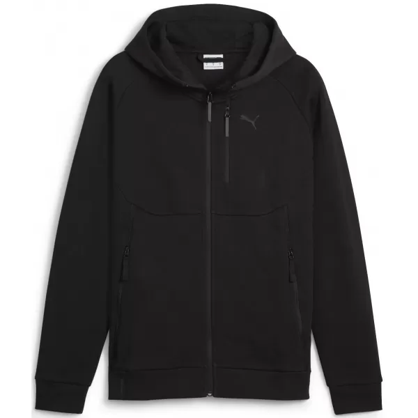  Hanorac pentru bărbați PUMA TECH FULL-ZIP HOODIE 624385-01 NEGRU 