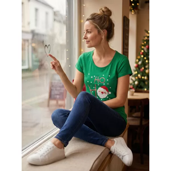  Tricou pentru femei ALTISPORT VANOCE03W120 VERDE MEDIU 
