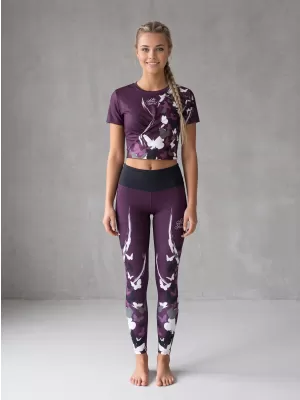 Jambiere lungi premium de damă ALTISPORT VOJ/ALW022LEG01 VIOLET