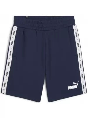Pantaloni scurți pentru bărbați PUMA ESS+ TAPE SHORTS 847387-14 ALBASTRU