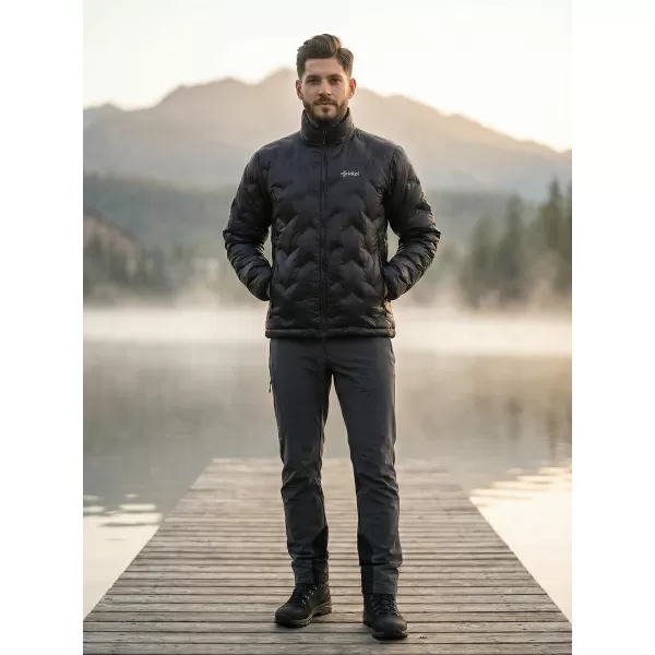  Jachetă izolată pentru bărbați KILPI PAPILON-M UM0153KI NEGRU 