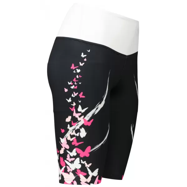  Dámské legíny nad kolena premium ALTISPORT VOJ/ALW022LEG02 ČERNORŮŽOVÁ 