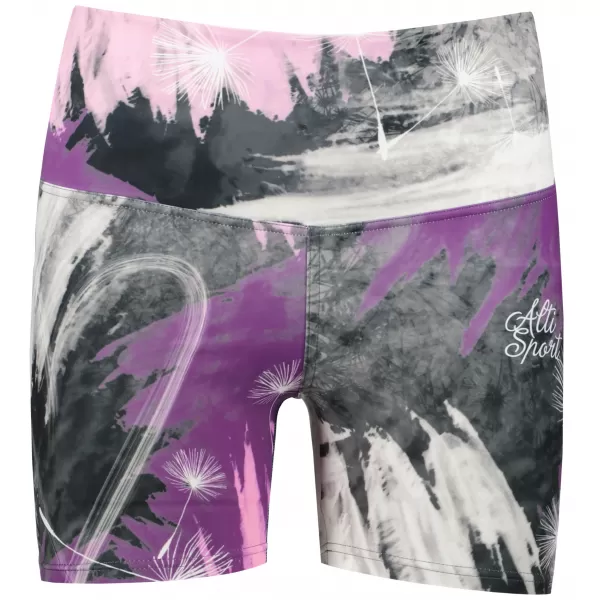  Jambiere scurte premium de damă ALTISPORT VOJ/ALW016LEG03 VIOLET 