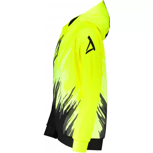  Hanorac funcțional premium pentru bărbați ALTISPORT VOJ/ALM006MI01 NEGRU ȘI GALBEN 