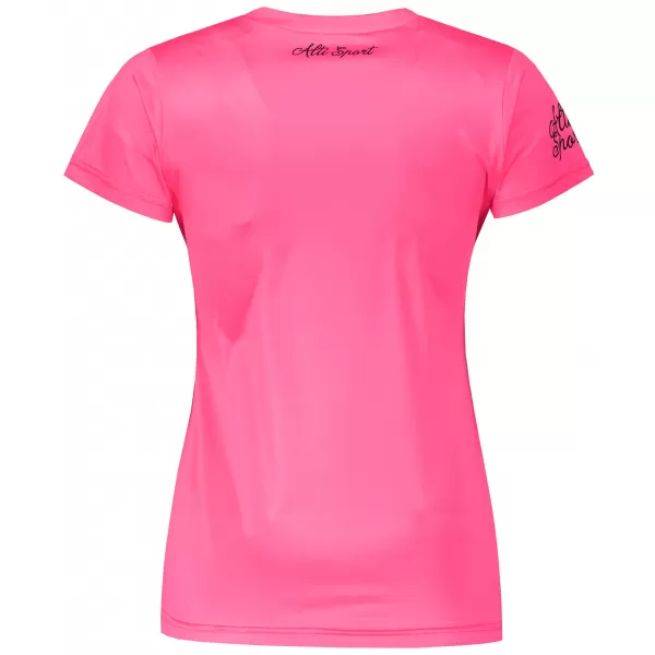  Tricou funcțional premium pentru femei ALTISPORT VOJ/ALW000TR01 ROZ FLUO 