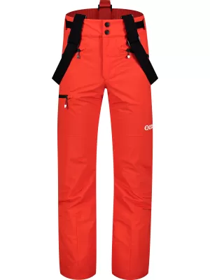 Pantaloni de schi pentru bărbați NORDBLANC ONWARD NBWP7936 CERNEALĂ PORTOCALIE