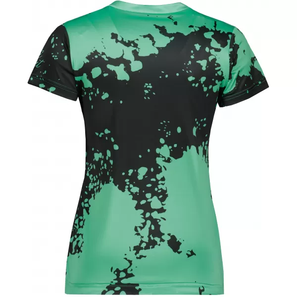  Tricou funcțional premium pentru femei ALTISPORT VOJ/ALW012TR01 NEGRU/TURCOAZ 