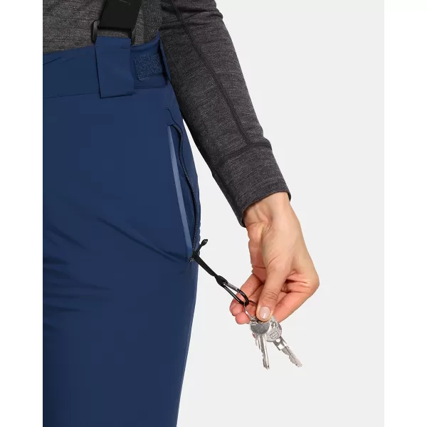  Pantaloni de schi pentru femei KILPI EURINA-W UL0405KI ALBASTRU ÎNCHIS 