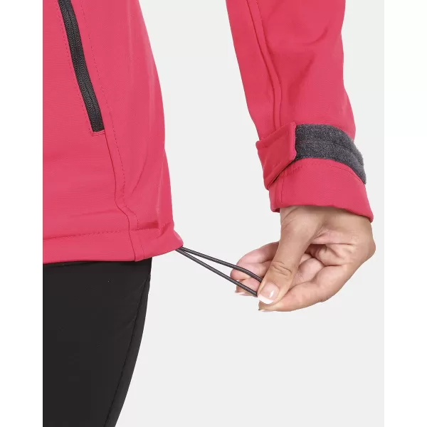  Jachetă softshell pentru femei KILPI RAVIA-W UL0124KI ROZ 