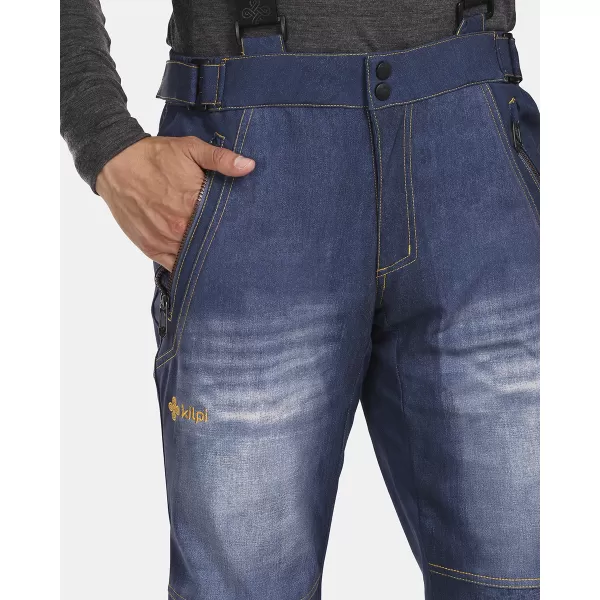  Pantaloni de schi pentru bărbați KILPI JEANSO-M UM0408KI ALBASTRU ÎNCHIS 