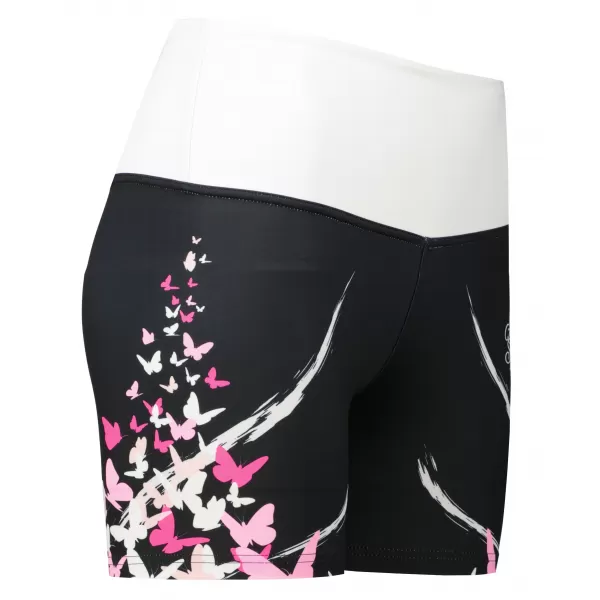  Jambiere scurte premium de damă ALTISPORT VOJ/ALW022LEG03 NEGRU ROZ 