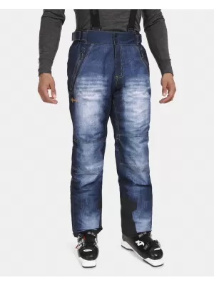 Pantaloni de schi pentru bărbați KILPI DENIMO-M UM0407KI ALBASTRU ÎNCHIS