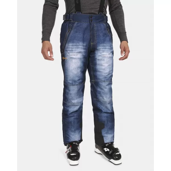  Pantaloni de schi pentru bărbați KILPI DENIMO-M UM0407KI ALBASTRU ÎNCHIS 