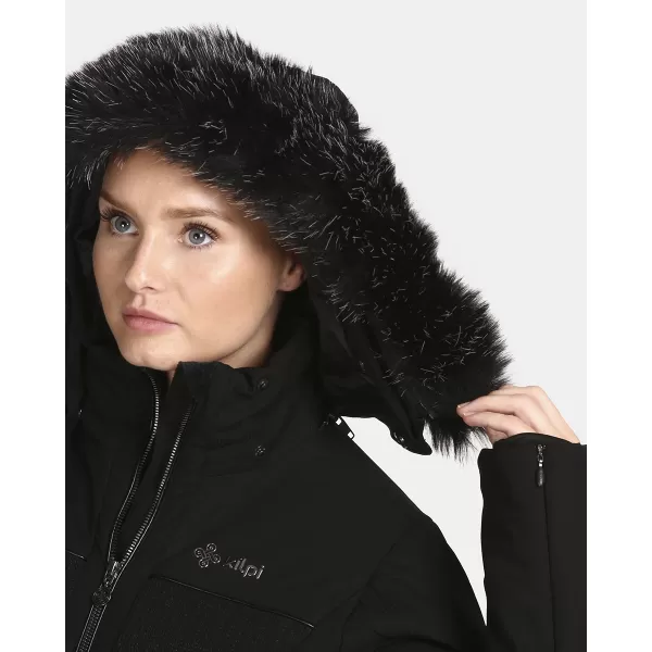  Jachetă de schi pentru femei KILPI EMILIN-W UL0110KI NEGRU 