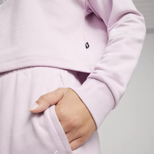  Hanorac de dama PUMA ESS CROPPED LOGO HOODIE TR 586870-60 ROZ 
