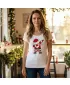 Tricou pentru femei ALTISPORT VANOCE02W120 ALB