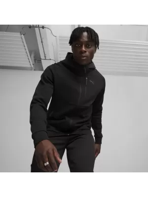 Hanorac pentru bărbați PUMA TECH FULL-ZIP HOODIE 624385-01 NEGRU