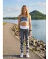Sutien sport premium pentru femei ALTISPORT VOJ/ALW022POD01 GRI