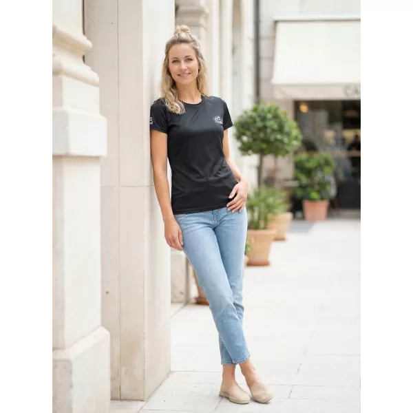  Tricou funcțional premium pentru femei ALTISPORT VOJ/ALW000TR01 NEGRU 