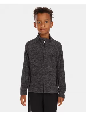 Hanorac fleece pentru copii KILPI ALACANT-J UJ0203KI GRI ÎNCHIS
