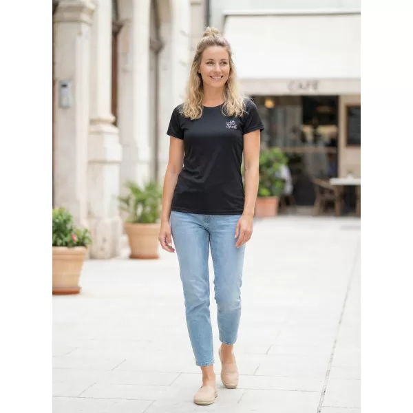  Tricou funcțional premium pentru femei ALTISPORT VOJ/ALW000TR01 NEGRU 