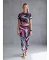Jambiere lungi premium de damă ALTISPORT VOJ/ALW001LEG01 NEGRU ROZ