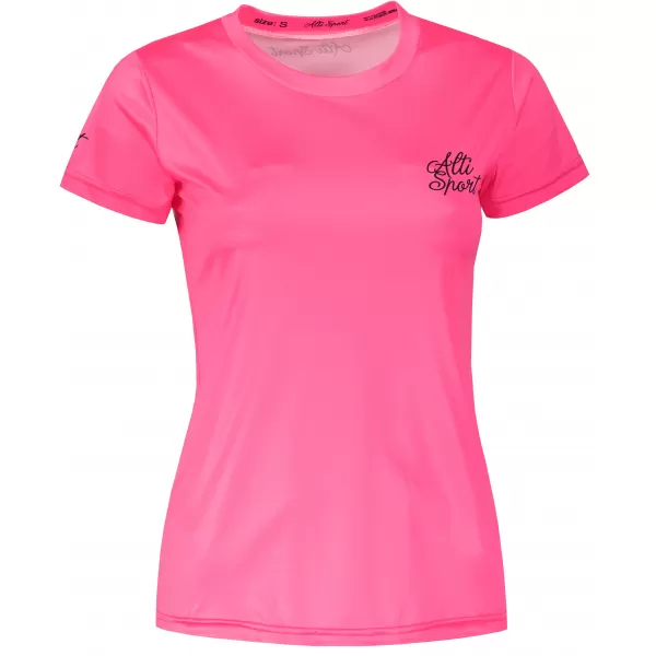  Tricou funcțional premium pentru femei ALTISPORT VOJ/ALW000TR01 ROZ FLUO 