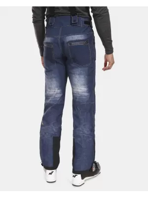 Pantaloni de schi pentru bărbați KILPI JEANSO-M UM0408KI ALBASTRU ÎNCHIS
