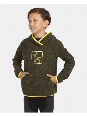 Hanorac fleece pentru băieți KILPI FLOND-JB UJ0207KI VERDE