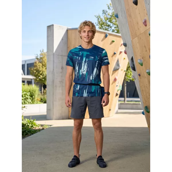  Tricou funcțional premium pentru bărbați ALTISPORT VOJ/ALM010TR01 ALBASTRU/SMARALD 