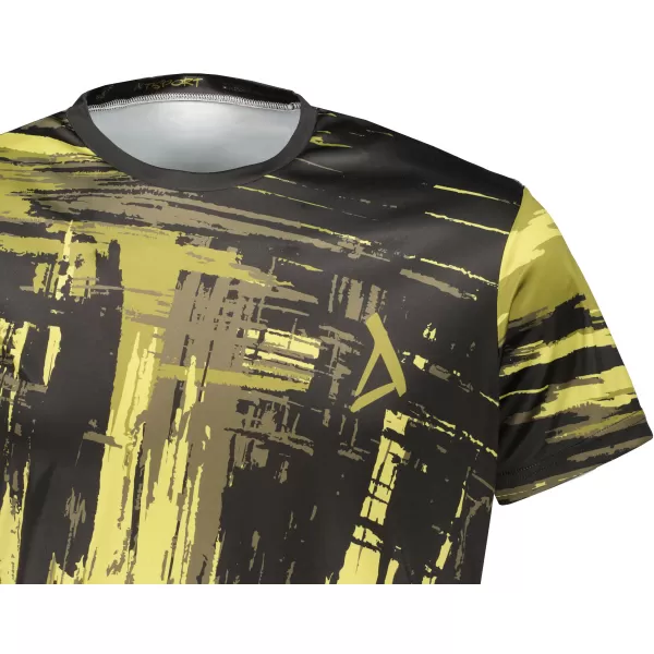  Tricou funcțional premium pentru bărbați ALTISPORT VOJ/ALM010TR01 NEGRU/ARMATĂ 