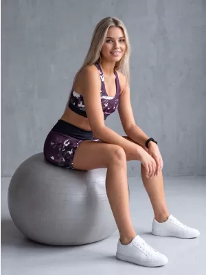 Jambiere scurte premium de damă ALTISPORT VOJ/ALW022LEG03 VIOLET
